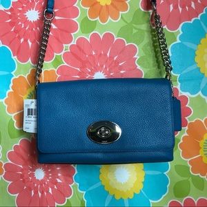 Coach 53083 Crosstown crossbody bag in Peacock NWT